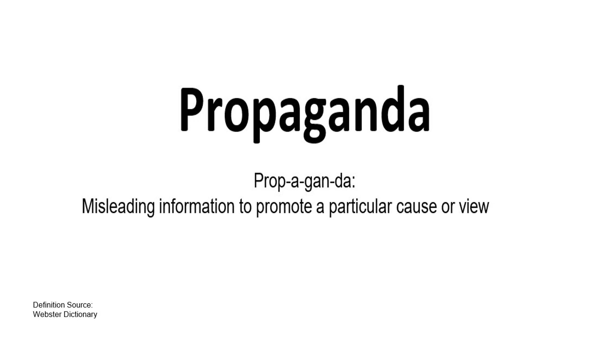 propaganda